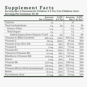 Gomitas Multivitamínicas para Niños, con Vitaminas D, C y Betacaroteno, Suplemento en Gomitas para la Salud General y el Apoyo Inmunitario, Gran Venta - Product Image 2