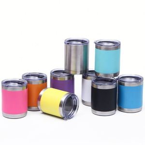 Factory Wholesale Custom logo 10oz Stainless Steel Car Cup Double Wall Insulated Metal Travel Tea Tumbler - Product Image 4