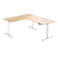 Cadre de bureau debout en métal fer réglable en hauteur à 3 pieds en forme de L à 90 degrés JIECANG JC35TT-R13R pour utilisation au bureau