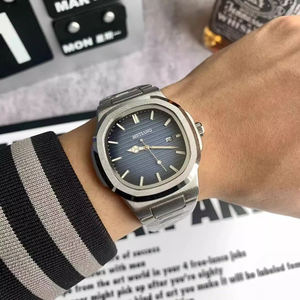 빈티지 클래식 남성 시계 2024 광동 남성 시계 제조 중국에서 럭셔리 남성 은빛 방수 아날로그 손목 시계 - Product Image 2