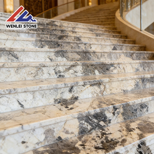 Losa de Granito Dorado Bahía de Wenlei Stone con Cristales Dorados para Decoración de Hoteles y Villas - Product Image 4
