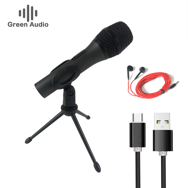 GAM-U23 Recordio USB Computer Singing Condenser Microphone Kit Ear Back Monitor Mobile Phone National K Song Live Microphone