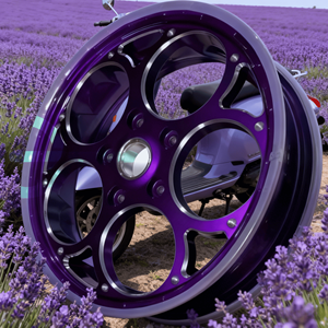 Suitable for VESPA Scooter Modification Wheels - CNC Cast <b>Aluminum</b> Rims 12*3.0J Corrosion-Resistant Budget-Friendly - Product Image 5