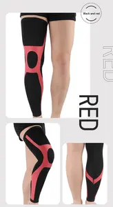 Genouillères de sport respirantes antidérapantes en tricot de compression en <span class=keywords><strong>polyester</strong></span> pour hommes et femmes, basketball, football, cyclisme en plein air - Product Image 6