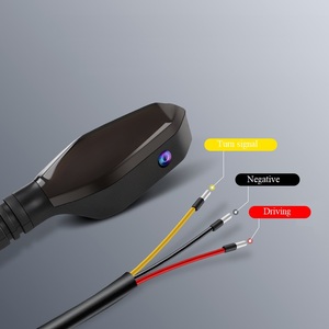 YOCITA Lampe d'ambiance LED RGB universelle pour motos, clignotant ambre, système d'éclairage d'avertissement <span class=keywords><strong>moto</strong></span>, fonction clignotant - Product Image 5