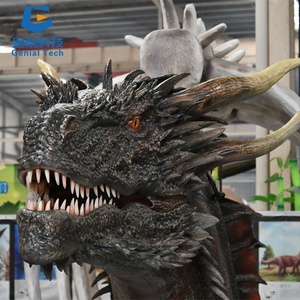 Animatronic มังกรไฟฟ้าขี่ Interatction มังกรขี่เพื่อขาย