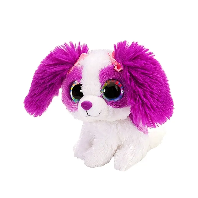 Girls cute soft toy glitter big eyes dog doll stuffed animals plush toy
