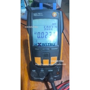 Multímetro Digital de Alta Precisión con Pantalla Grande, Testo 760-3 Alemán, Instrumento de Medición Electrónico Real, ABS 0.1 H - Product Image 1
