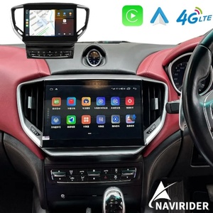 วิทยุติดรถยนต์ Navirider RHD Android15 สำหรับ Maserati Ghibli ปี 2014-2018 จอแสดงผลมัลติมีเดียขนาด 10.1 นิ้ว รองรับ CarPlay พร้อมระบบนำทาง GPS และพอร์ต USB 1 ช่อง - Product Image 1