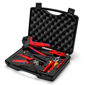 KNIPEX - 97 91 04 V02 Caja de herramientas para energía fotovoltaica, conectores de cable solar MC4 (Multi-Contact) (7 piezas) -BOLSAS EAN 4003773089001 - Product Image 1