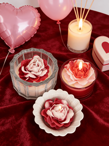 Mother's Day Floral Scented Candles Mixed Wax 20 40 Hours Burn Lavender Rose Scents for Gift Home Relaxation Decor - Product Image 5