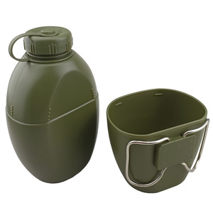 Free sample 1L Covered Water Bottle <b>Kettle</b> with Cover Set for Outdoor Drinking, <b>Camping</b>, Hiking, and Survival - Product Image 1