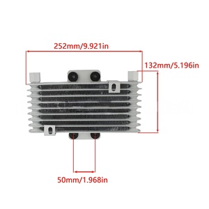Enfriador de Aceite Modificado para Motocicleta Todoterreno, Radiador de 8 Capas con Clips para Motocicletas de 125-250CC, Vehículos Todoterreno ATV - Product Image 2