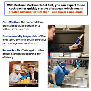 Cebo en Gel para Cucarachas Pestman, Atrae y Elimina Cucarachas de Forma Eficaz, Producto <span class=keywords><strong>Insecticida</strong></span> Químico para el Control de Plagas - Product Image 2