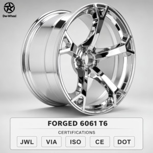Cerchi in Lega di Alluminio Forgiato DW 18 19 20 22 Pollici 5x114.3 a <span class=keywords><strong>5</strong></span> Razze Design a Y Cromati per Nissan 370z Z34 350z Z33 - Product Image 3