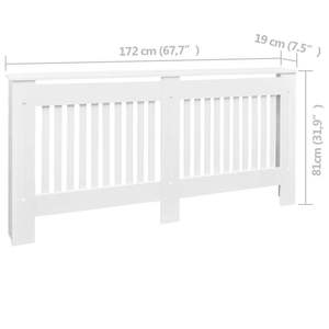 Copritermosifone Moderno in MDF Verniciato Bianco per Soggiorno, Camera da Letto, Bagno, Ufficio, Appartamento, Arredamento Casa - Product Image 5
