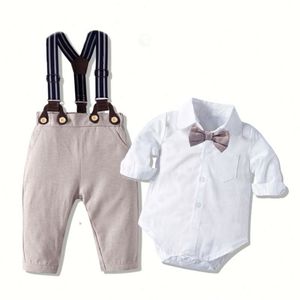 Abbigliamento Autunnale <span class=keywords><strong>per</strong></span> <span class=keywords><strong>Neonati</strong></span> all'Ingrosso, Tutina a Maniche Lunghe, Set di Abbigliamento alla Moda <span class=keywords><strong>per</strong></span> Bambini <span class=keywords><strong>Maschi</strong></span> - Product Image 2