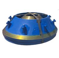 Repuestos para Trituradora de Cono Telsmith 48FC Mn18Cr2, Revestimiento de Tazón, Manto Cóncavo, Fundición de Acero con Alto Contenido de Manganeso para Minería