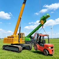 Grue araignée électrique haut de gamme pour projets industriels et performances de levage de charges stables