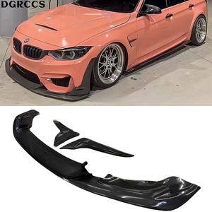 M3 M4 F80 F82 2014-2018 ชุดแต่งกันชนหน้าคาร์บอนไฟเบอร์ทรง Bull Demon King แบบสามชั้น ติดตั้งง่าย - Product Image 1