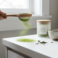 Poudre de Matcha en vrac 450 Mesh, qualité standard, sac de 25 kg pour l'approvisionnement des usines de transformation alimentaire