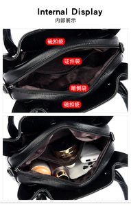 Nuevas Bolsas de Mensajero de Alta Calidad para Mujer, Bolsos de Mano de Cuero PU, Bolsos Cruzados, Bolsos de Hombro de Diseñador para Mujer, Bolsos Tote con Asa Superior - Product Image 5