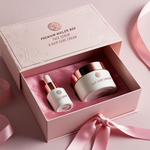 Emballage de Produit de Soins de la Peau Professionnel Personnalisé Boîte Cadeau en Carton Papier Ensemble Cadeau Cosmétique Boîte d'Emballage avec Mousse - Product Image 2