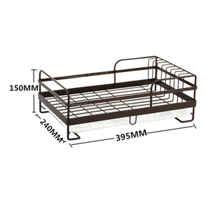 <span class=keywords><strong>2020</strong></span> Venta caliente de la cocina placa taza plato de secado Rack bandeja cubiertos plato escurridor - Product Image 6