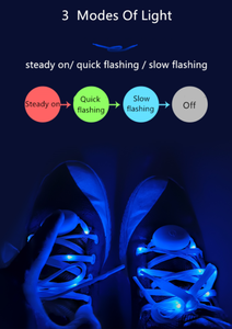HA CONDOTTO LA Luce FINO <span class=keywords><strong>Lacci</strong></span> <span class=keywords><strong>Lacci</strong></span> Delle <span class=keywords><strong>Scarpe</strong></span> 3 Modalità di 7 Colori Sport All'aria Aperta LED <span class=keywords><strong>Lacci</strong></span> Delle <span class=keywords><strong>Scarpe</strong></span> Multicolor - Product Image 6