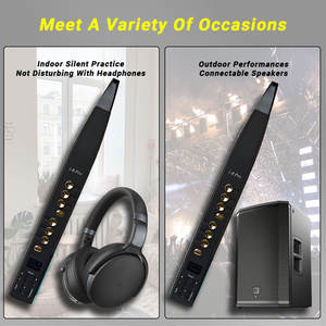 Aerófono Saxofón Electrónico Alto Tenor Instrumento de Viento Digital Flauta <span class=keywords><strong>Clarinete</strong></span> Instrumentos de Viento de Madera Eléctricos Multifuncionales - Product Image 3