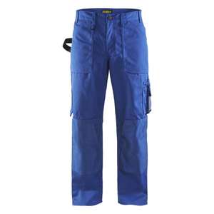 BLAKLADER - 157018608500C58 Pantalon Craftsman sans poche à clous Bleu bleuet-PANTALON DE TRAVAIL EAN 7330509050743 - Product Image 1