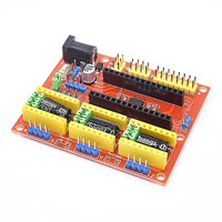 Machine de gravure CNC Shield V3 V4 compatible avec le module de carte d'extension de pilote Nano 3.0 / A4988 pour le kit de bricolage d'imprimante 3D