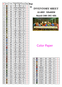 Kit de Peinture Diamant 5D DIY Grande Taille 120x60CM, Le Dernier Repas, Résine Complète Ronde, Effet Fée AB Néon, Points de Perles sur <span class=keywords><strong>Toile</strong></span> - Product Image 3