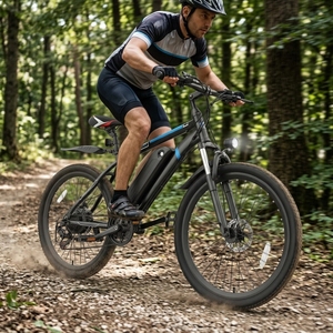 Vélo de montagne électrique Peak 750W, 26 pouces, vélo électrique pour adultes, 20 MPH, vélo de banlieue électrique avec batterie 48V, jusqu'à 50 miles d'autonomie - Product Image 2