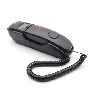 Téléphone filaire noir 2023 Trimline avec identification de l'appelant/appel en <span class=keywords><strong>attente</strong></span> - Product Image 2
