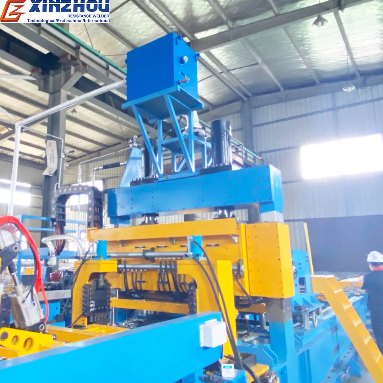 Xinzhou saldatrice grata in acciaio macchina per la costruzione di linee di produzione di grata saldatrice