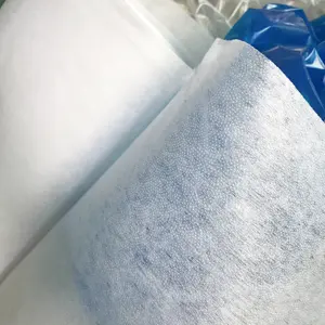 Hot melt adhesive cut away polyester interlining with glue