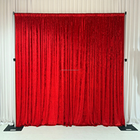 Rideaux et draperies de luxe sur mesure en velours noir et or pour plafond, panneaux de toile de fond de mariage, décorations de scène pour événements et fêtes
