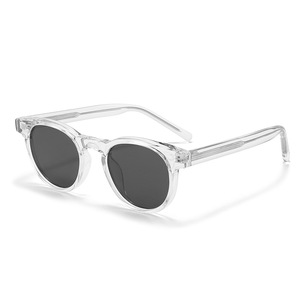 Offre Spéciale haute qualité UV400 <span class=keywords><strong>Polaroid</strong></span> lunettes de <span class=keywords><strong>soleil</strong></span> pour femmes cadre Transparent mode lunettes rondes cadre TR90 lunettes de <span class=keywords><strong>soleil</strong></span> 2025 - Product Image 1
