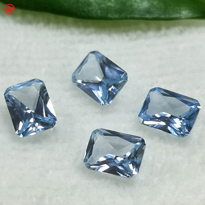 Redleaf Trang Sức Đá Quý Aquamarine 5A Spinel 104 # Đá Hình Chữ Nhật Tổng Hợp Spinel Đá Quý Rời - Product Image 5