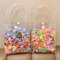 Élastiques à cheveux de qualité supérieure, nœuds de dessin animé, petits élastiques à cheveux, accessoires pour cheveux, fleurs, accessoires pour la tête, attaches pour la tête