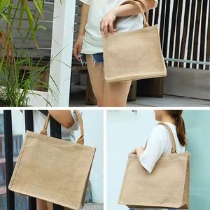 ถุงช้อปปิ้งแบบใช้ซ้ำได้ เป็นมิตรกับสิ่งแวดล้อม ทำจากผ้ากระสอบ - Product Image 5