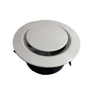 Amortiguadores de difusor de plástico de techo redondo ABS de PVC Premium para aire acondicionado HVAC para ventilación de Hospital difusor de chorro descendente - Product Image 2