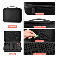 Organisateur de batteries, étui de rangement portable, sac de rangement pour batteries, étui pour batterie pour la maison, le garage, le tiroir et le kit d'urgence
