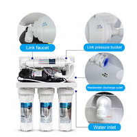Filtre à eau à osmose inverse RO à filtration à 5 niveaux pour usage domestique à boire direct