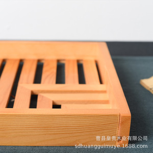 Estante de Exhibición de Pan de Madera, Madera Maciza de Color Natural, Estante para Supermercado - Product Image 2