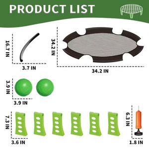 New Outdoor Toy for <b>Children</b> and Boys Multiplayer Game Catapult Large Disc a Diameter of 90Cm Equipped With 2 Balls - Product Image 4