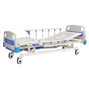 Medical Equipment Best Selling Hospital Products 3 function 3 crank hospital bed manual