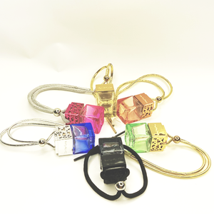 ขวดแก้วทรงสี่เหลี่ยมขนาด 8 มล. สำหรับน้ำหอมปรับอากาศในรถยนต์แบบแขวน ขวดเปล่าสำหรับใส่น้ำหอมปรับอากาศในรถยนต์ - Product Image 4