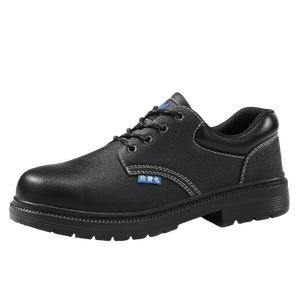 Zapatos de trabajo con punta de acero baratos al por mayor zapatos de seguridad de cuero de grano completo - Product Image 5